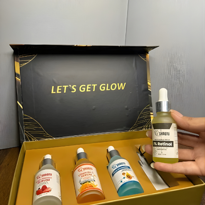 Complete Skin Transformation Kit brightening and hydration serums